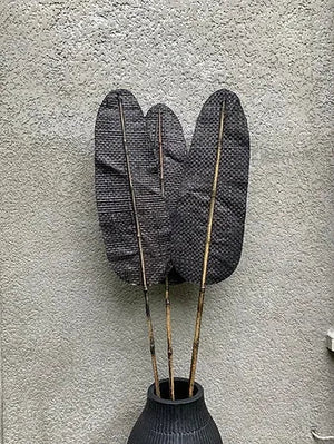 Black Leaf Pot Decoration - Canwell Interiors Limited - Wilde Java