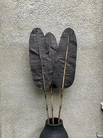 Black Leaf Pot Decoration - Canwell Interiors Limited - Wilde Java