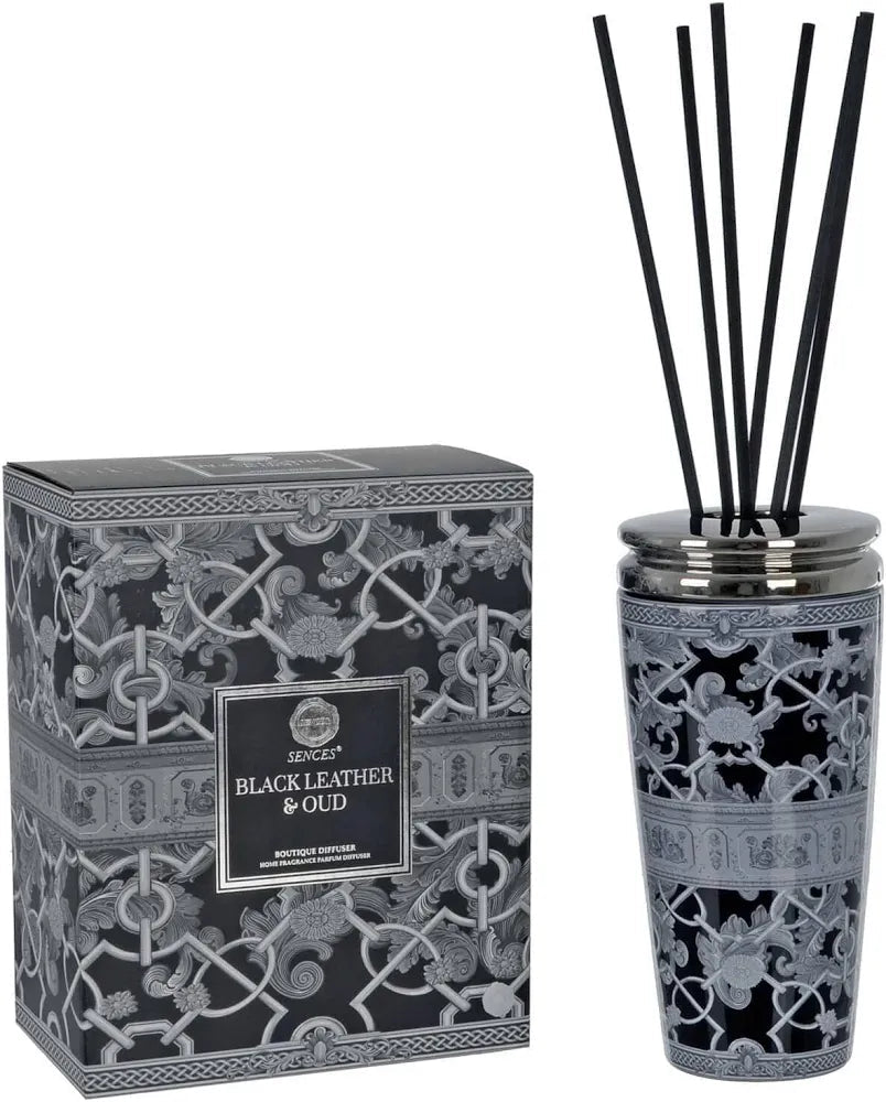Black Leather & Oud Heritage Reed Diffuser