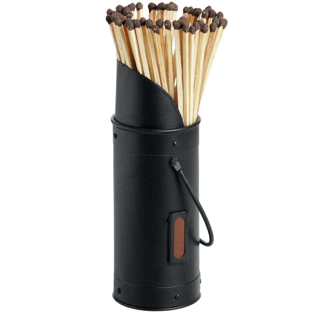 Black Matchstick Holder with 60 Matches - XShowhome Limited - Hills
