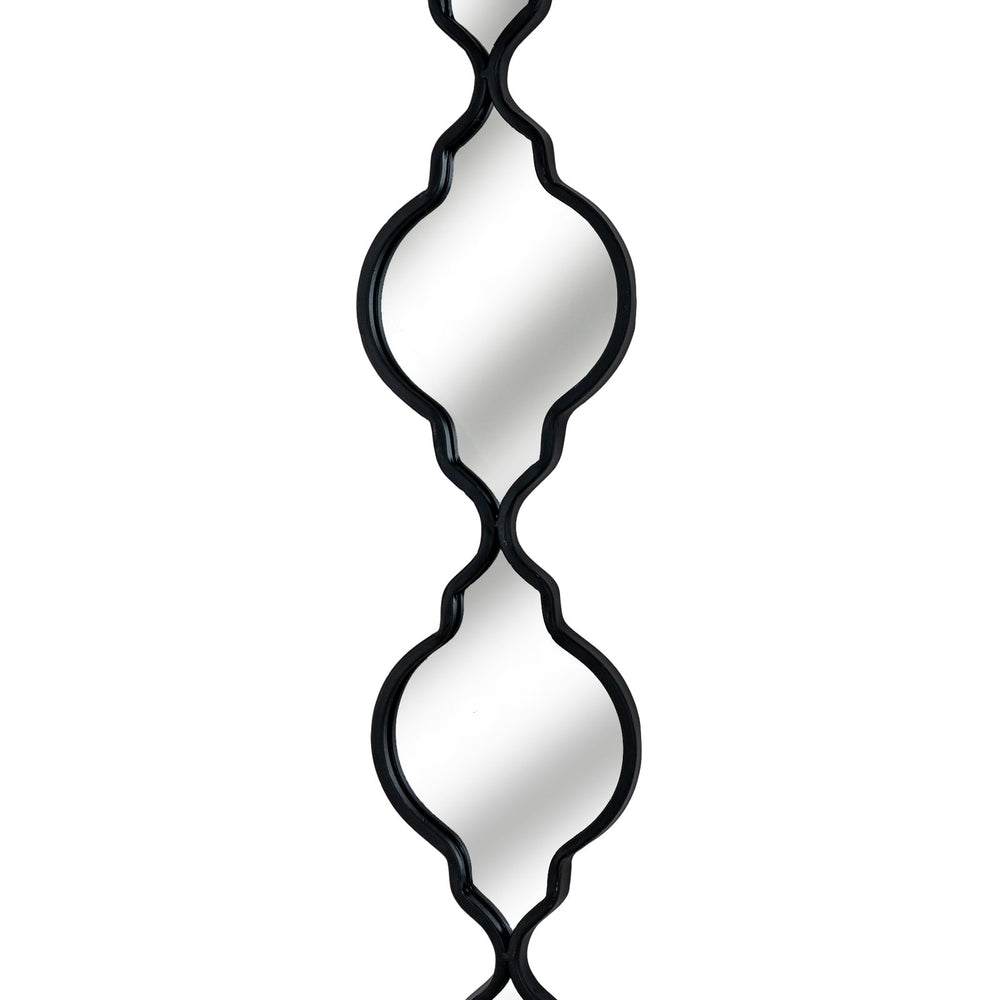 Black Quarterfoil Decorative Hanging Mirror - Canwell Interiors Limited - Hills