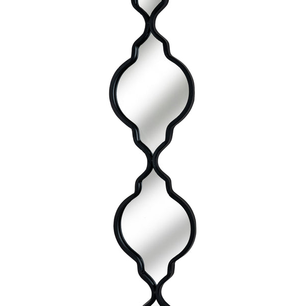 Black Quarterfoil Decorative Hanging Mirror - Canwell Interiors Limited - Hills