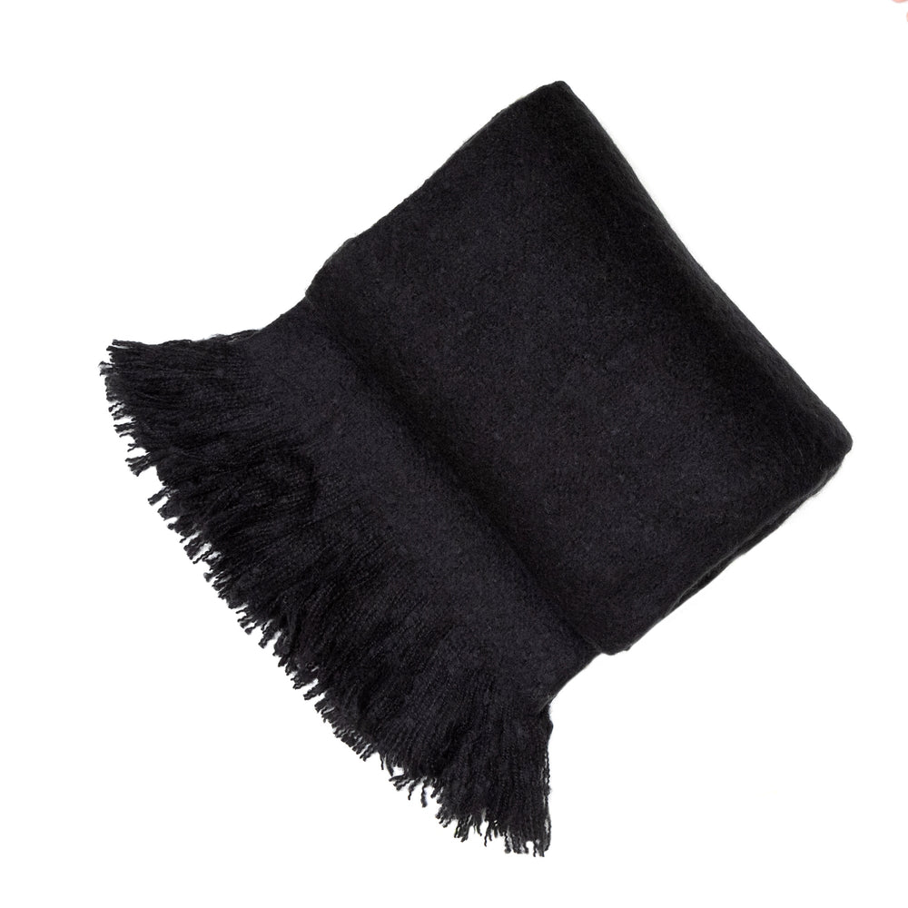 Malini Serena Black Throw - Canwell Interiors Limited - Malini