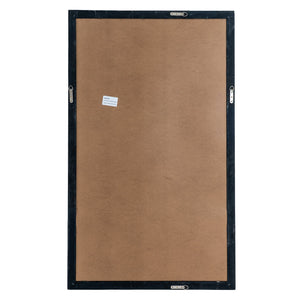 Black Wood Large Window Mirror - Canwell Interiors Limited - Hills