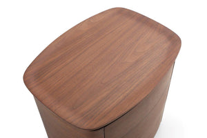 Blade Bedside Table - Dark Walnut - Tommy Franks