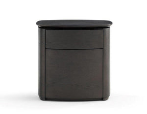 Blade Bedside Table - Smoke Oak - Tommy Franks