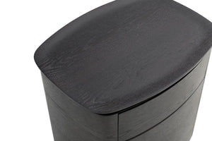 Blade Bedside Table - Smoke Oak - Tommy Franks
