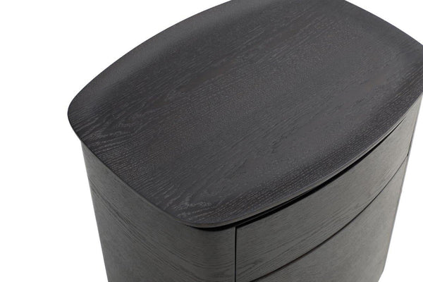 Blade Bedside Table - Smoke Oak - Tommy Franks