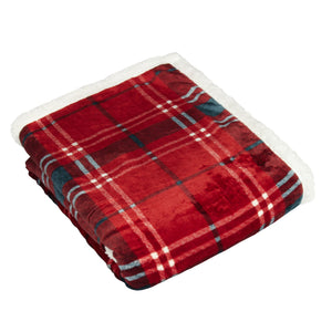 Blake 130x150 Throw Red - Canwell Interiors Limited - Riva