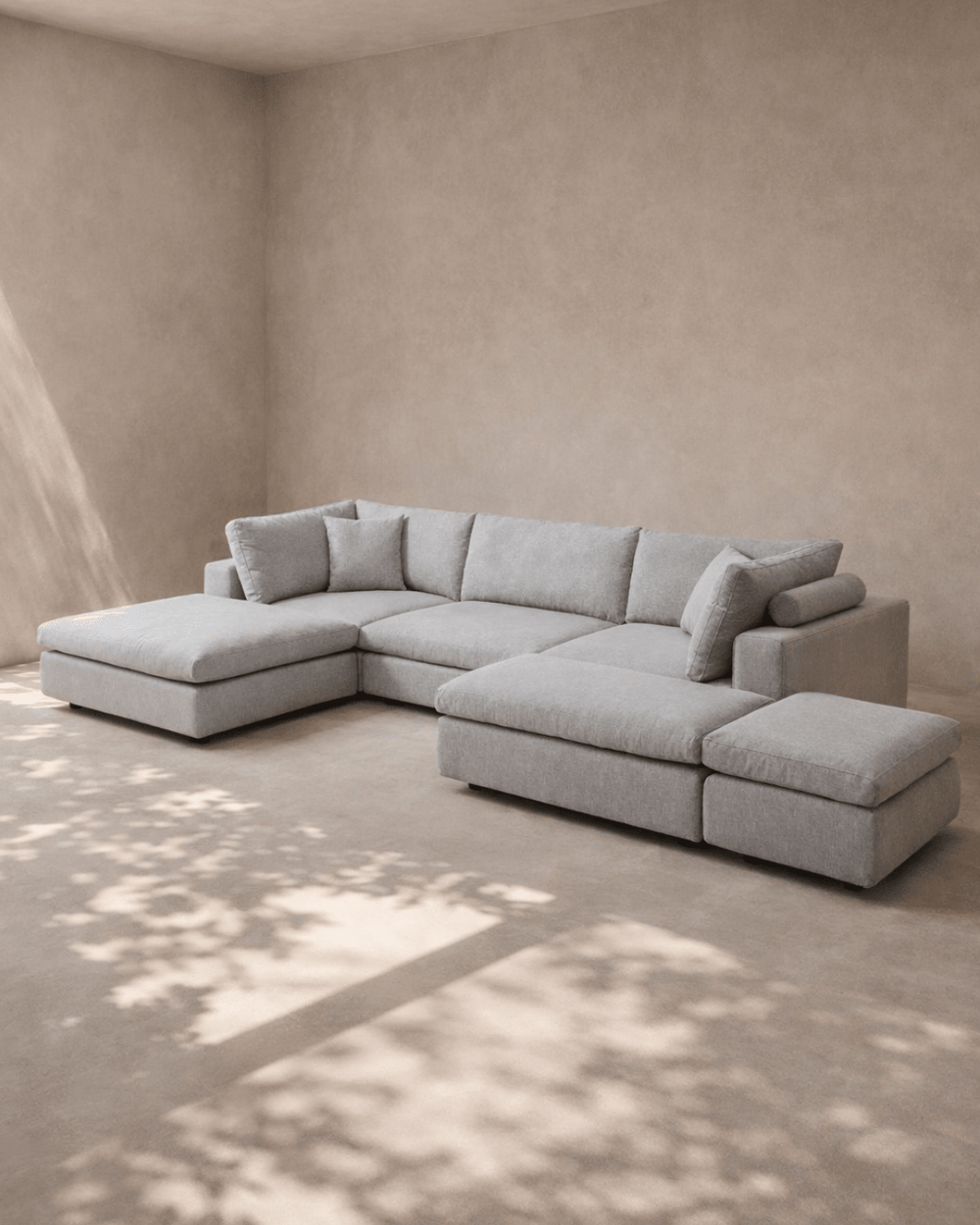 Blanco 6 Piece Modular Sofa - Cool Grey - XShowhome Limited - Tommy Franks