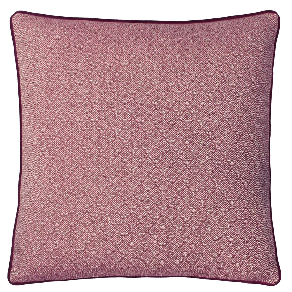 Blenheim 45x45 Feather Filled Cushion Berry - Canwell Interiors Limited - Riva