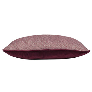 Blenheim 45x45 Feather Filled Cushion Berry - Canwell Interiors Limited - Riva