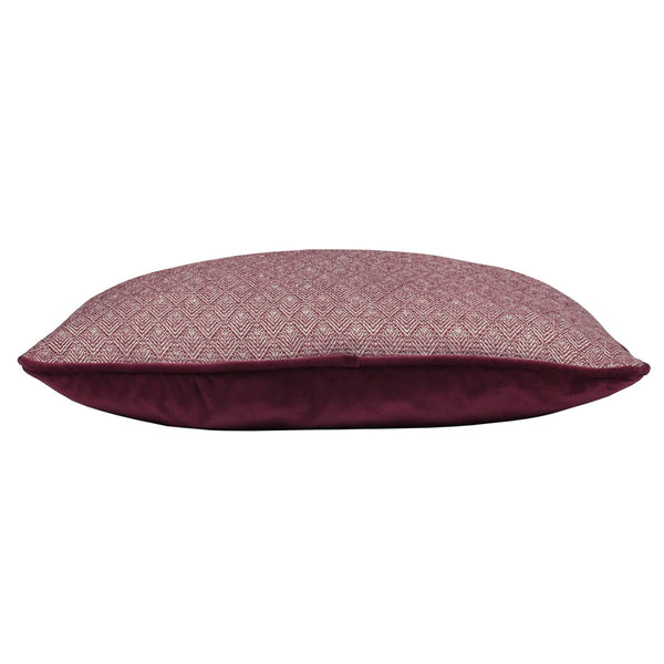 Blenheim 45x45 Feather Filled Cushion Berry - Canwell Interiors Limited - Riva
