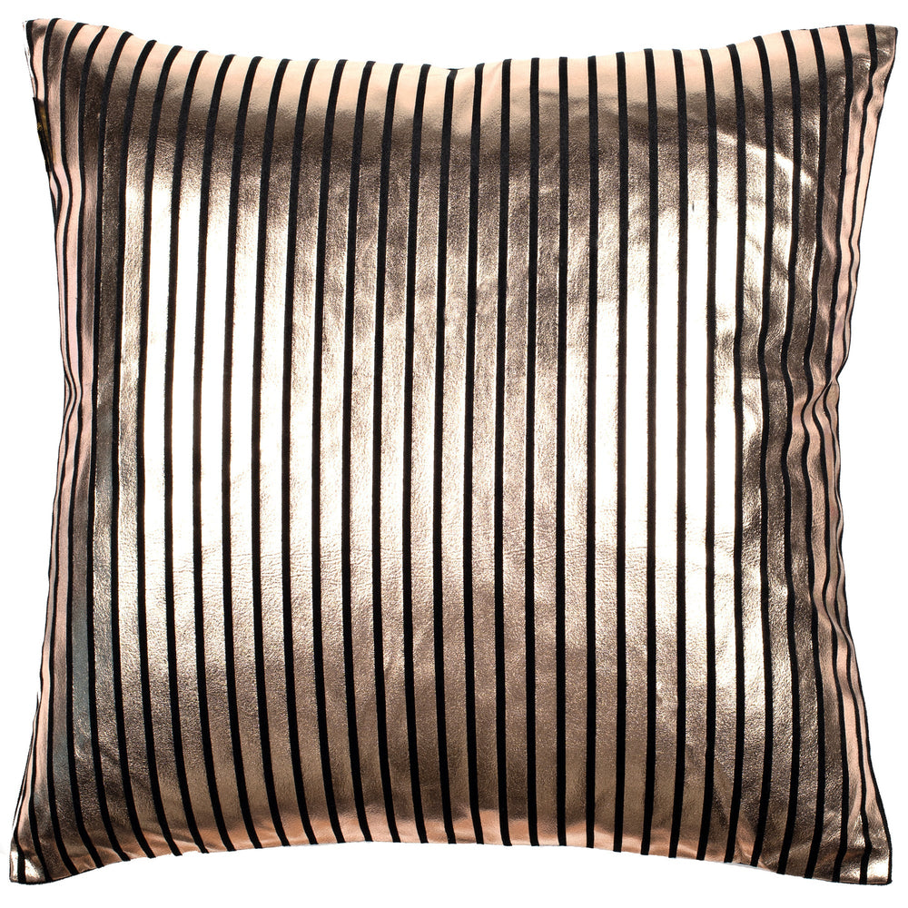 Blk and Gold Pinstripes 45x45 - Canwell Interiors Limited - Malini