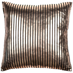 Blk and Gold Pinstripes 45x45 - Canwell Interiors Limited - Malini