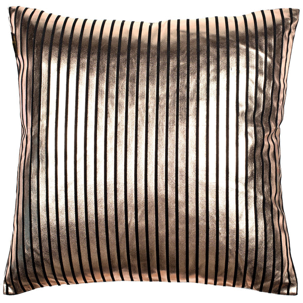 Blk and Gold Pinstripes 45x45 - Canwell Interiors Limited - Malini