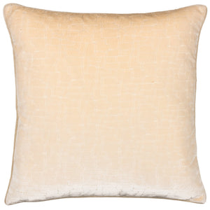 Bloomsbury 50x50 Feather Filled Cushion Ivory - Canwell Interiors Limited - Riva