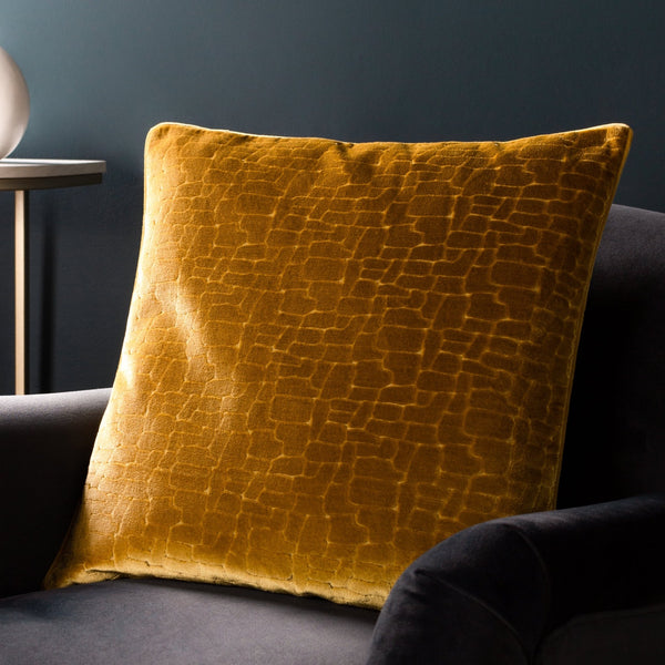 Bloomsbury 50x50 Feather Filled Cushion Mustard - XShowhome Limited - Riva
