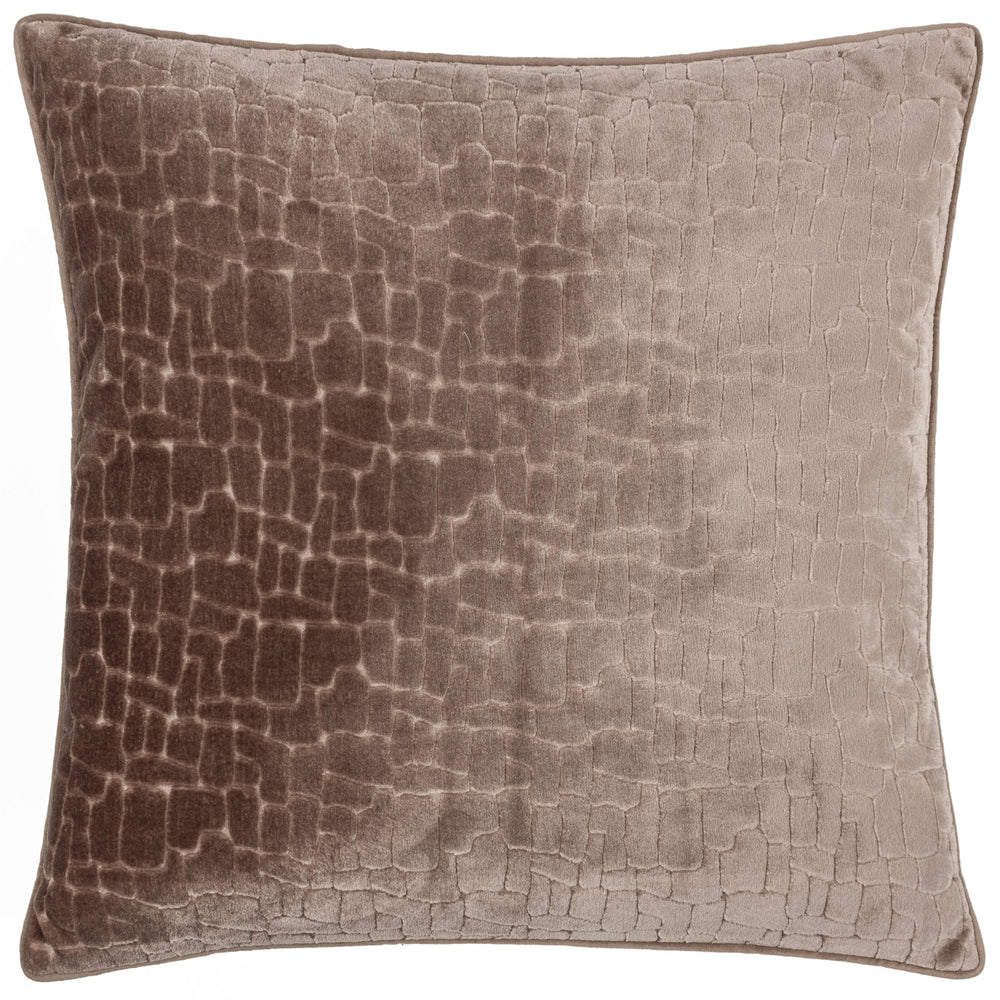 Bloomsbury 50x50 Feather Filled Cushion Taupe - Canwell Interiors Limited - Riva