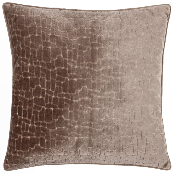 Bloomsbury 50x50 Feather Filled Cushion Taupe - Canwell Interiors Limited - Riva