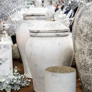 Bloomville Large Stone Ginger Jar - Canwell Interiors Limited - Hills