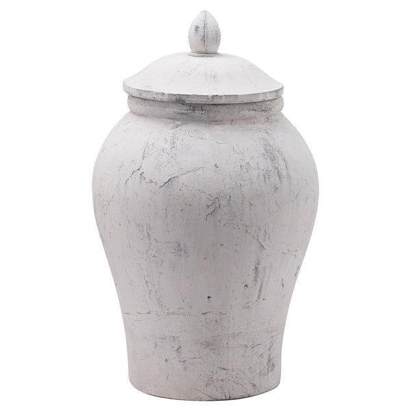 Bloomville Large Stone Ginger Jar - Canwell Interiors Limited - Hills