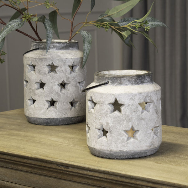 Bloomville Stone Star Lantern - Canwell Interiors Limited - Hills
