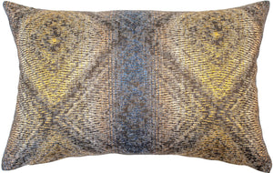 Blue Abstract Sleek Cushion 35x55 - Canwell Interiors Limited - Malini