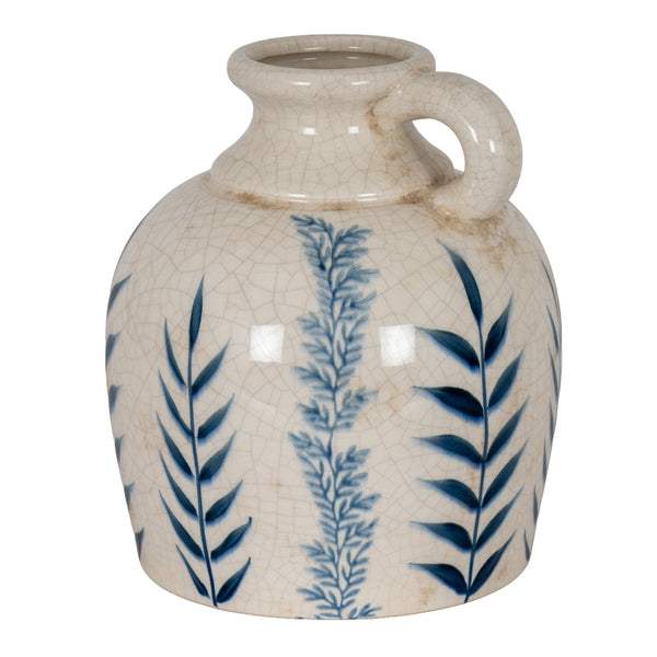 Blue Flora Amphora Jug Vase - Canwell Interiors Limited - Hills