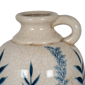 Blue Flora Amphora Jug Vase - Canwell Interiors Limited - Hills