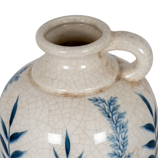 Blue Flora Amphora Jug Vase - Canwell Interiors Limited - Hills