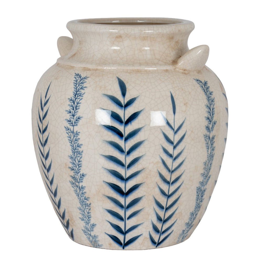 Blue Flora Amphora Vase - Canwell Interiors Limited - Hills