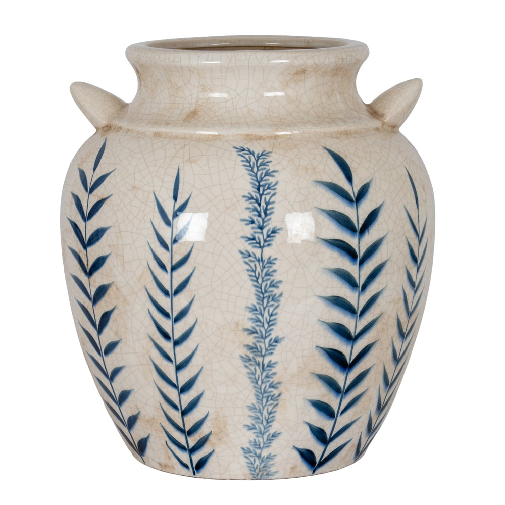 Blue Flora Amphora Vase - Canwell Interiors Limited - Hills