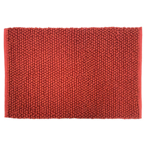 Bobble 50x80 Bath Mat Red Clay - Canwell Interiors Limited - Riva