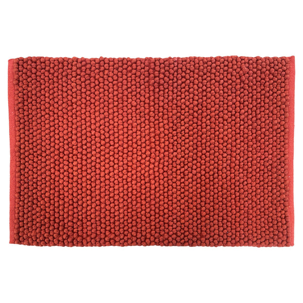 Bobble 50x80 Bath Mat Red Clay - Canwell Interiors Limited - Riva