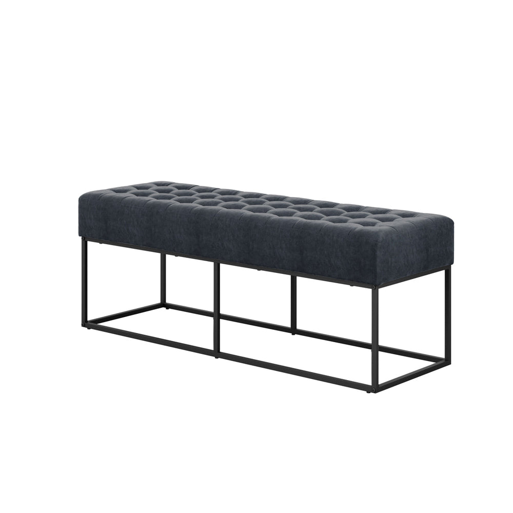 Boden Steel Grey Bench - Canwell Interiors Limited - Canwell