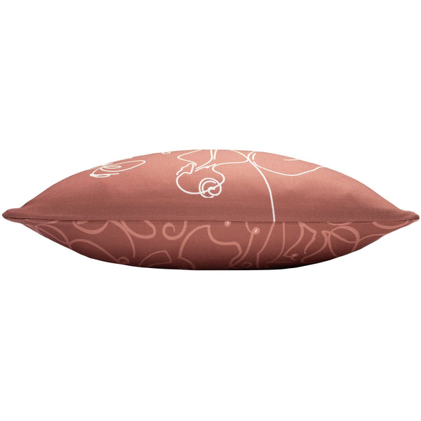 Bodyart 43x43 Feather Filled Cushion Clay Red - Canwell Interiors Limited - Riva