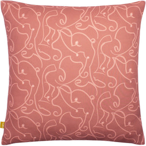 Bodyart 43x43 Feather Filled Cushion Clay Red - Canwell Interiors Limited - Riva