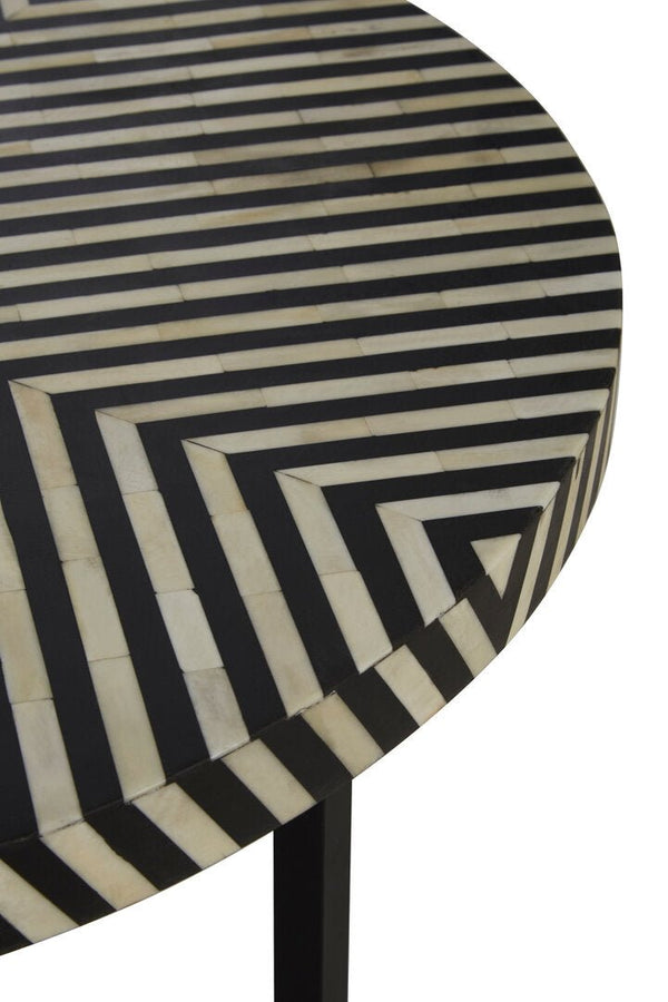 Boho Bone Inlay Coffee Table with Metal Legs - Canwell Interiors Limited - Xshowhome