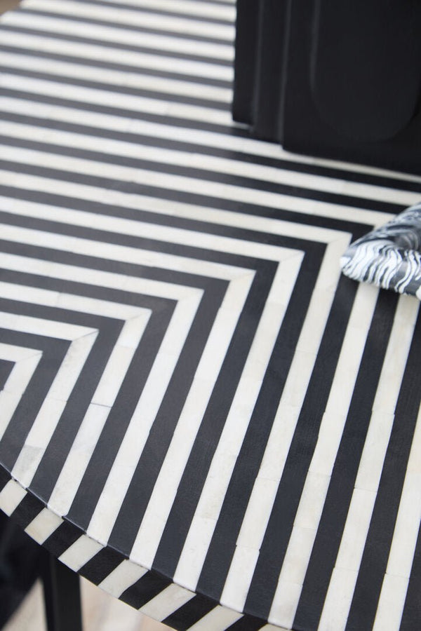 Boho Bone Inlay Coffee Table with Metal Legs - Canwell Interiors Limited - Xshowhome