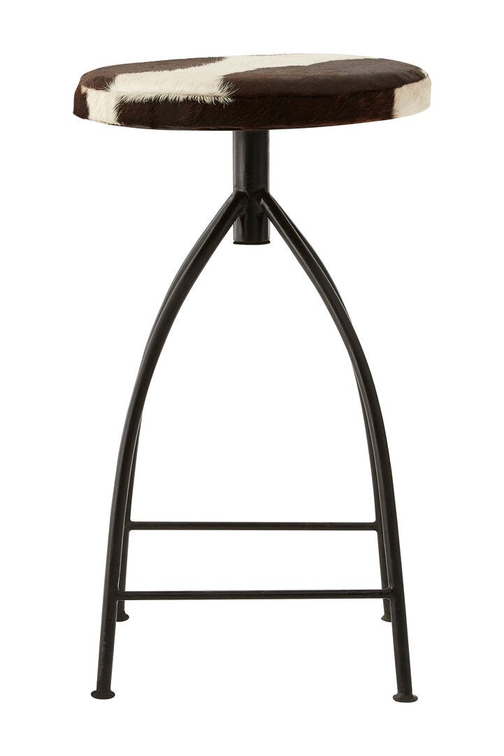 Boho Cowhide Bar Stool - Canwell Interiors Limited - Xshowhome