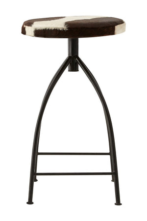 Boho Cowhide Bar Stool - Canwell Interiors Limited - Xshowhome