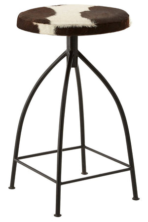 Boho Cowhide Bar Stool - Canwell Interiors Limited - Xshowhome