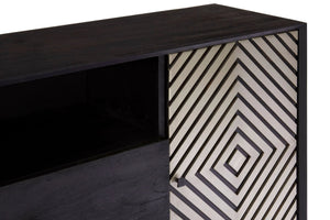 Boho Patterned 2 Door Sideboard with Drawers - XShowhome Limited - Xshowhome