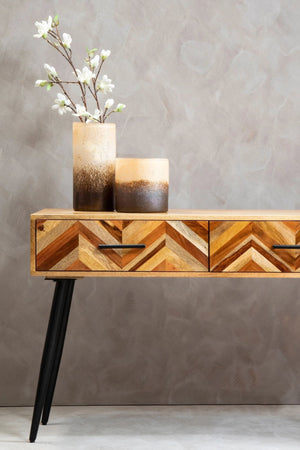 Boho Two Drawer Mango Wood Console Table - XShowhome Limited - Xshowhome
