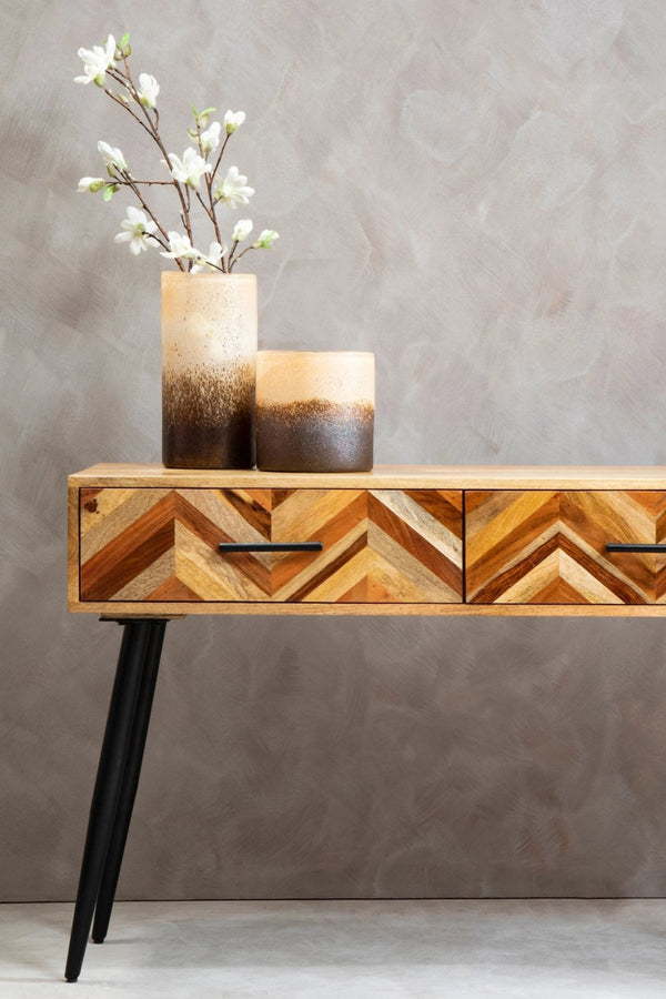 Boho Two Drawer Mango Wood Console Table - XShowhome Limited - Xshowhome