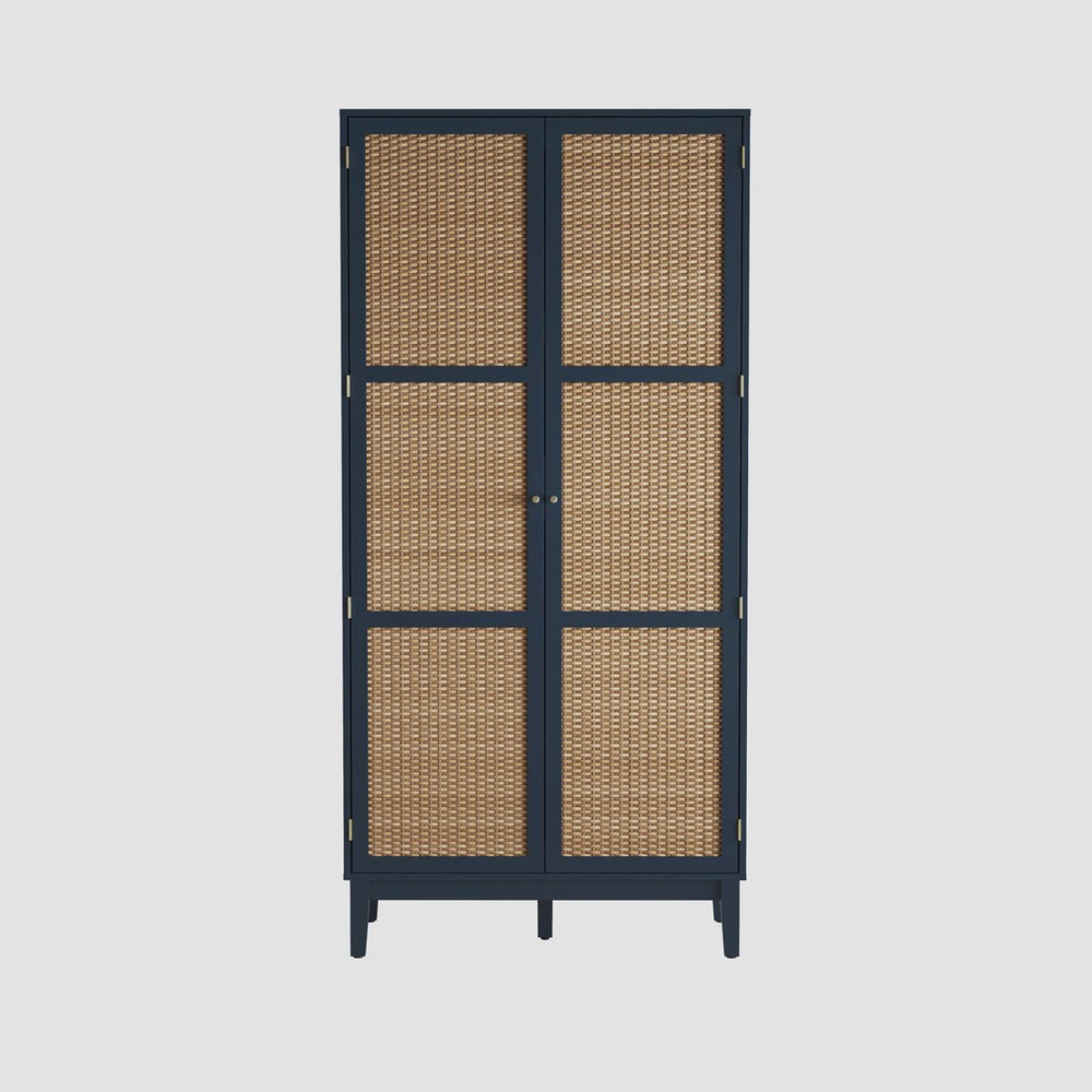 Bordeaux Blue 2 Door Wardrobe - Canwell Interiors Limited - Canwell