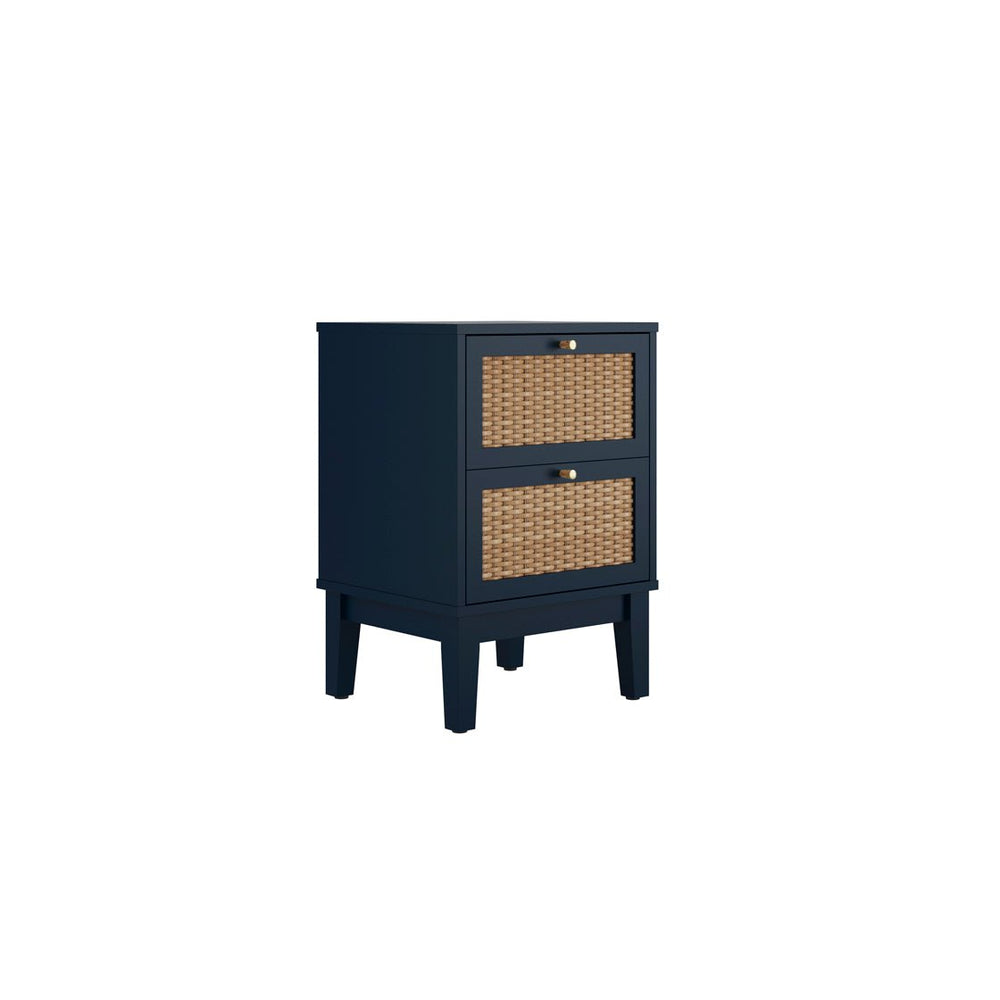 Bordeaux Blue Bedside - Canwell Interiors Limited - Canwell