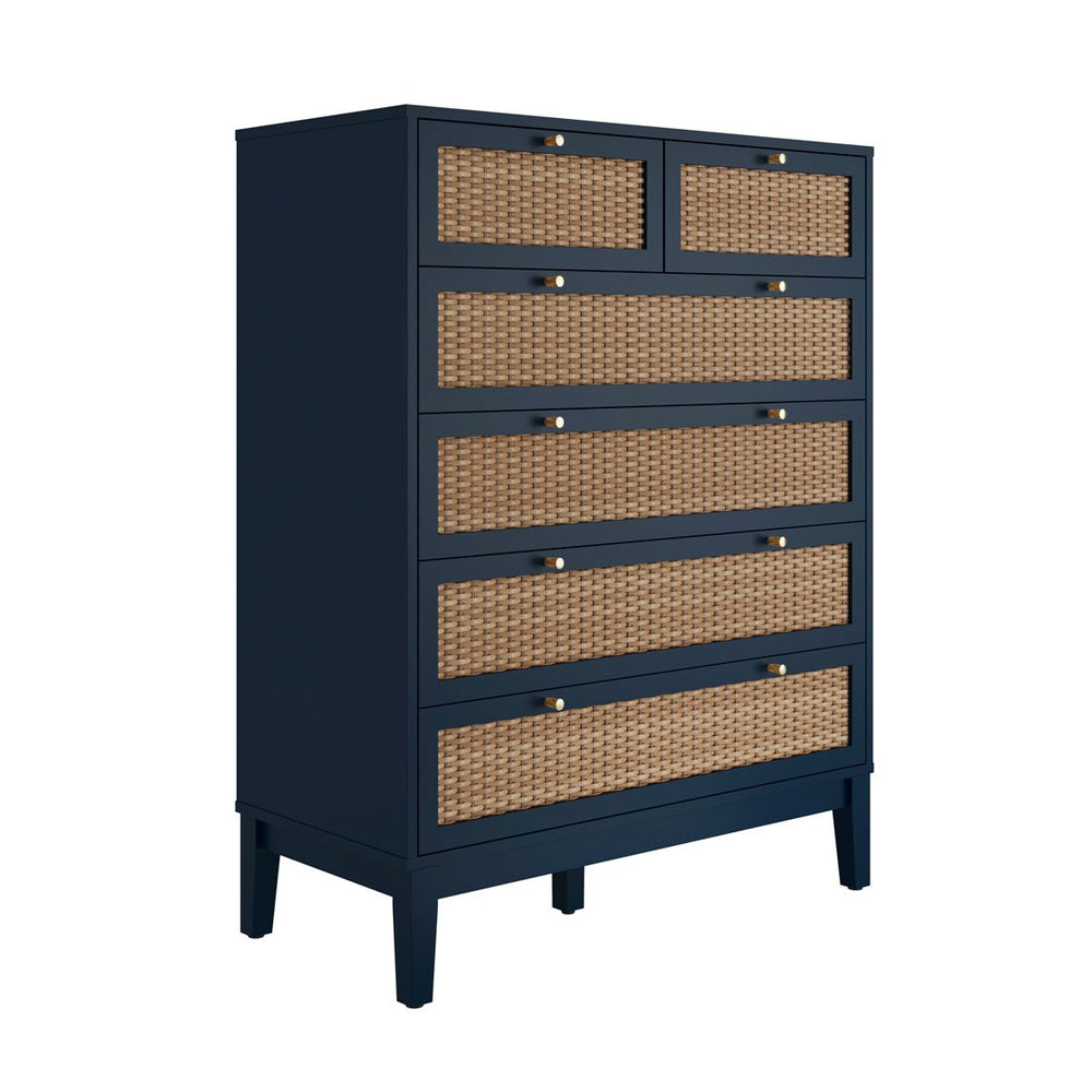 Bordeaux Blue Chest of Drawer - Canwell Interiors Limited - Canwell