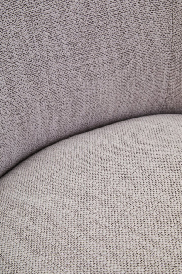 Bordo Textured Grey Curved Swivel Chair - Canwell Interiors Limited - Xshowhome